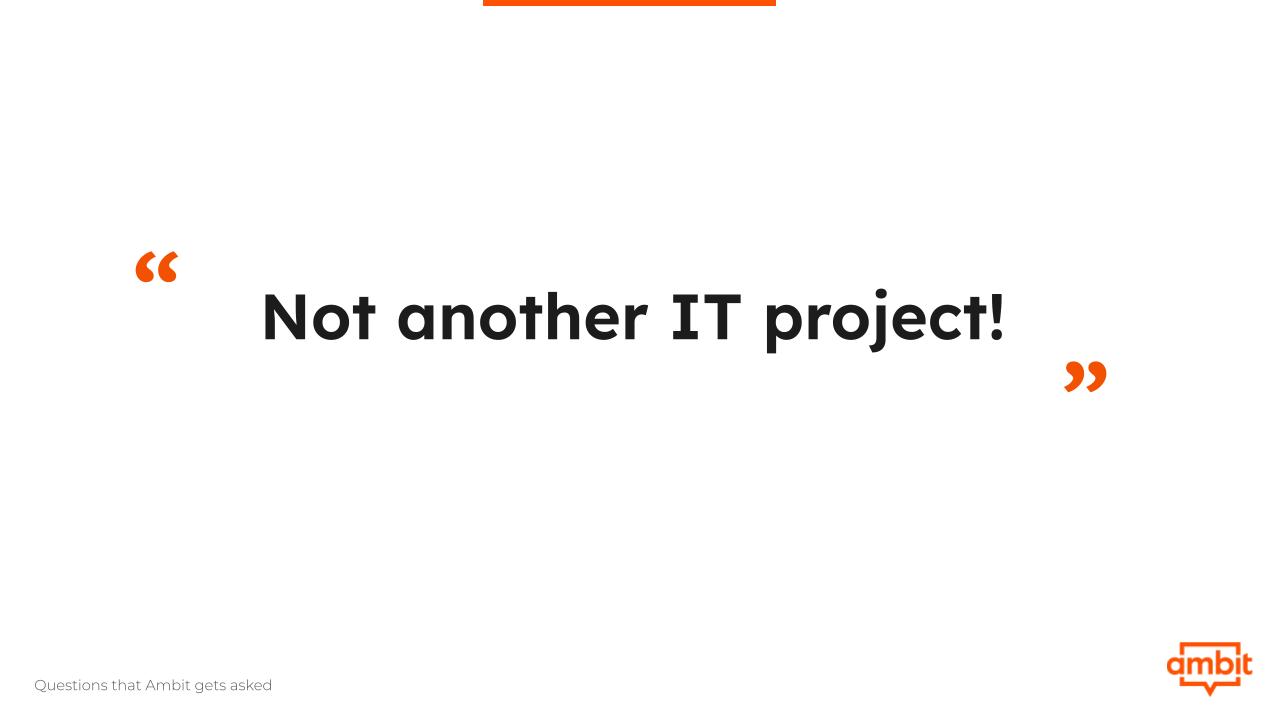 Not another IT Project!